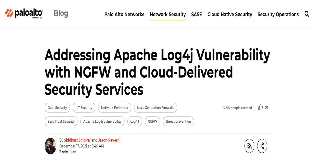 Cloud Native Security - Palo Alto Networks Blog